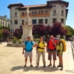Ángela y amigos peregrinan por Cantabria