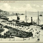 La bahía de Santander y la avenida de Alfonso XII en 1906