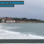 Día de surf en el Sardinero