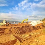 Ya ha empezado el relleno de arena en las playas de Los Peligros y la Magdalena