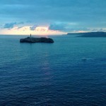 El cielo se abre sobre la isla de Mouro
