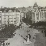 Santander en tiempos de la plaza Pi y Margall. Antigua vista de la plaza del ayuntamiento