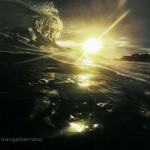 Buceando las olas del Sardinero