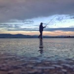 El pescador que camina sobre las aguas de la bahía de Santander