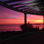 Maravilloso amanecer de sur. Tres escenas desde el Sardinero