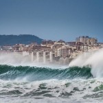 Santander, entre olas