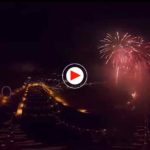 Los fuegos artificiales de Laredo grabados a 60 metros de altura y en 360º
