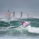 Buenas olas en el Campeonato de Europa de SUP de Somo