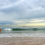 Un 30 de enero en el Sardinero