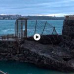 El temporal se lleva por delante las vallas de la Magdalena