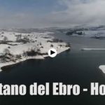 El temporal de nieve en Cantabria, a vista de dron