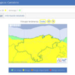 Alerta amarilla por tormentas en toda Cantabria