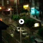6,15 de la mañana. Lloviendo a mares