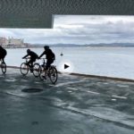 ¿Cómo andas de la vista? ¿Cuántos ciclistas cuentas en el vídeo?