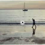 Un velero en el Sardinero