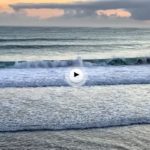 Así están entrando hoy las olas en el Sardinero