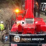 Hemos estado viendo los trabajos del túnel de Tetuán en la boca del Sardinero