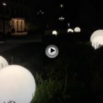 La iluminación de la plaza de Italia… así la hemos visto hoy sábado