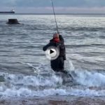 Una forma estupenda de comenzar el año… pescando en el Sardinero