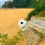 Mañana fresquita en Santander y por cierto el peligro en la Playa de los Peligros continúa