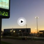 Con esta temperatura y cielo totalmente despejado nos despertamos hoy en Santander