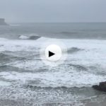 El temporal visto desde la playa de los Locos